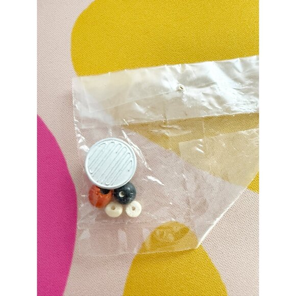 JOU JOU VTG 80s Denim Blue Embellished Long Jean Short 11/12 - Picture 12 of 13